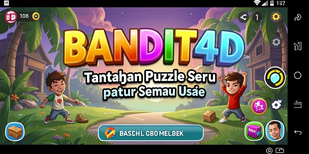 Tampilan gameplay seru dari BANDIT4D yang menantang.