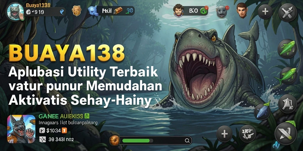 Tampilan antarmuka BUAYA138 yang bersih dan sederhana.