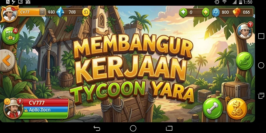 Tampilan gameplay CV777 yang menarik dan menantang dalam membangun bisnis.