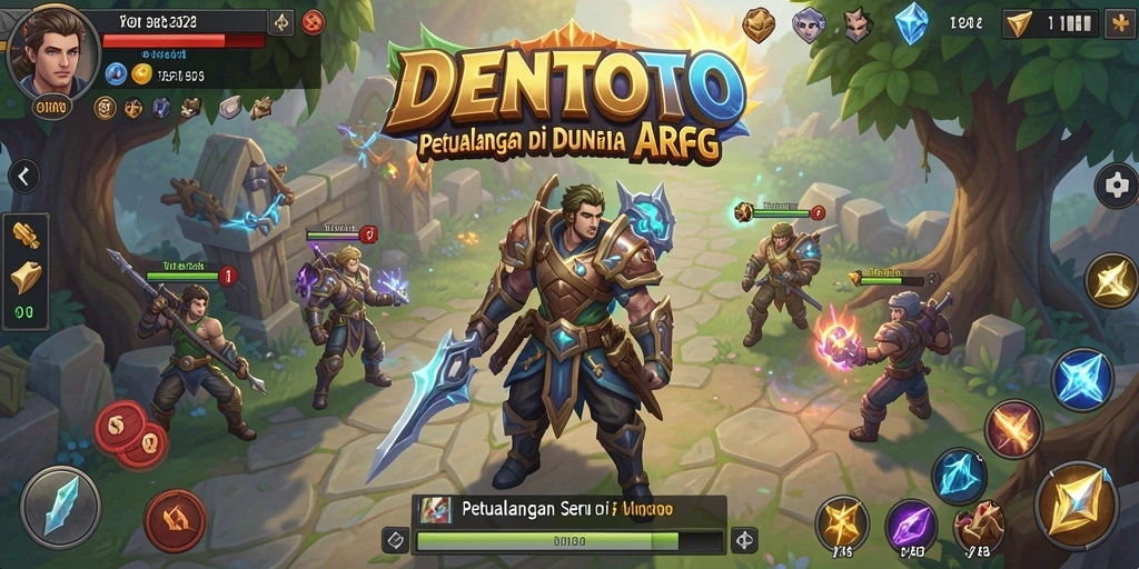 Tangkapan layar DENTOTO menampilkan aksi gameplay ARPG yang mendebarkan.