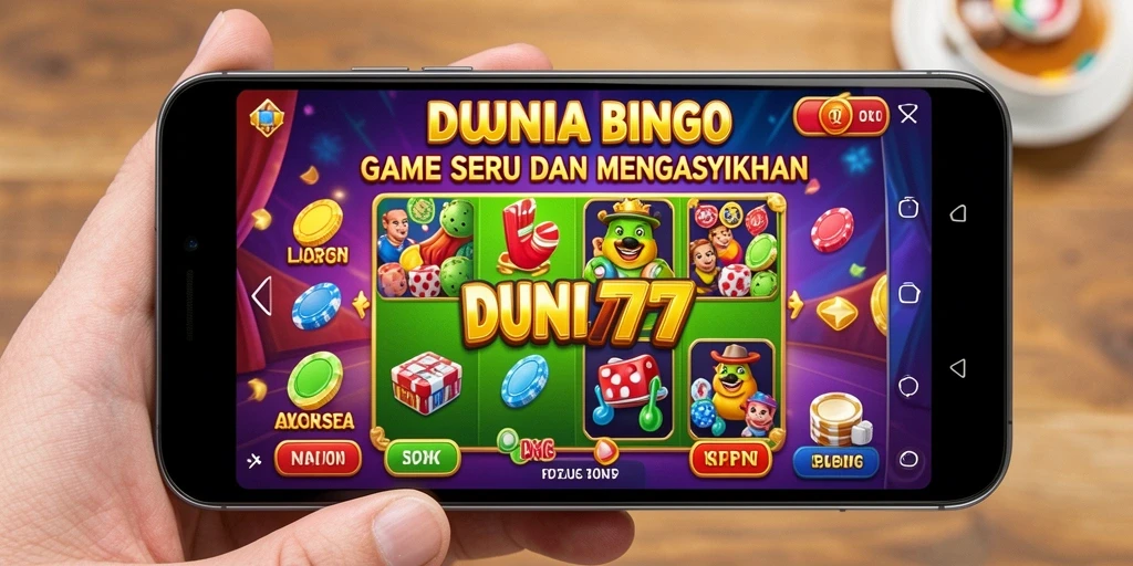 Screenshot gameplay DUNIA777 menampilkan keseruan bermain Bingo.