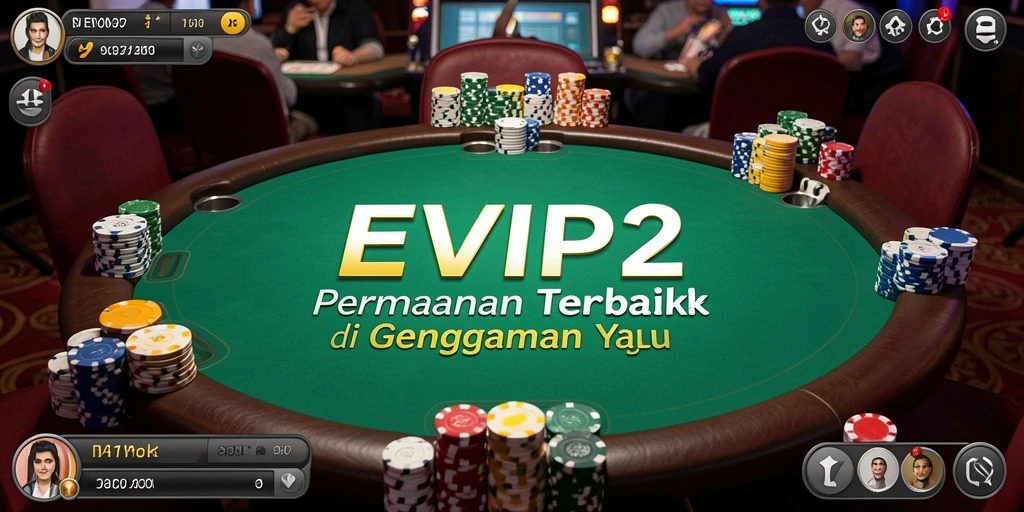 Tampilan gameplay menarik dari EVIP2 yang membawa pengalaman Poker ke level berikutnya.