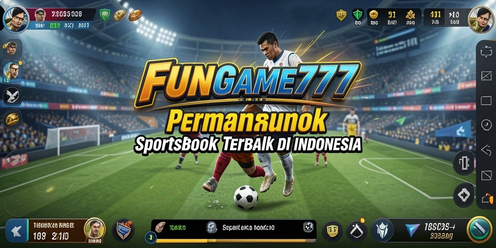 Tampilan screenshot utama FUNGAME777 yang menarik dengan gameplay Sportsbook.