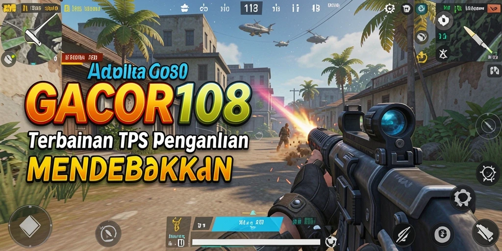 Tampilan gameplay GACOR108 yang mendebarkan dalam pertempuran TPS.