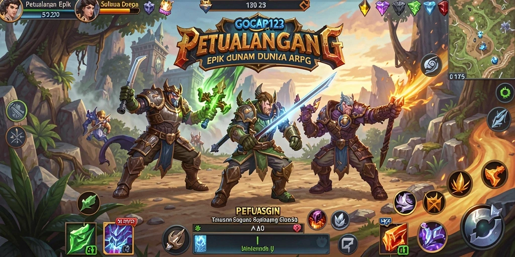 Gameplay seru dalam dunia fantasi GOCAP123.