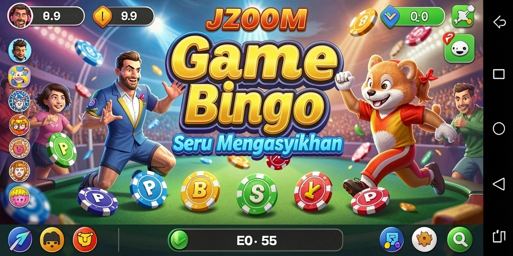 Tampilan gameplay seru dari J200M Bingo.