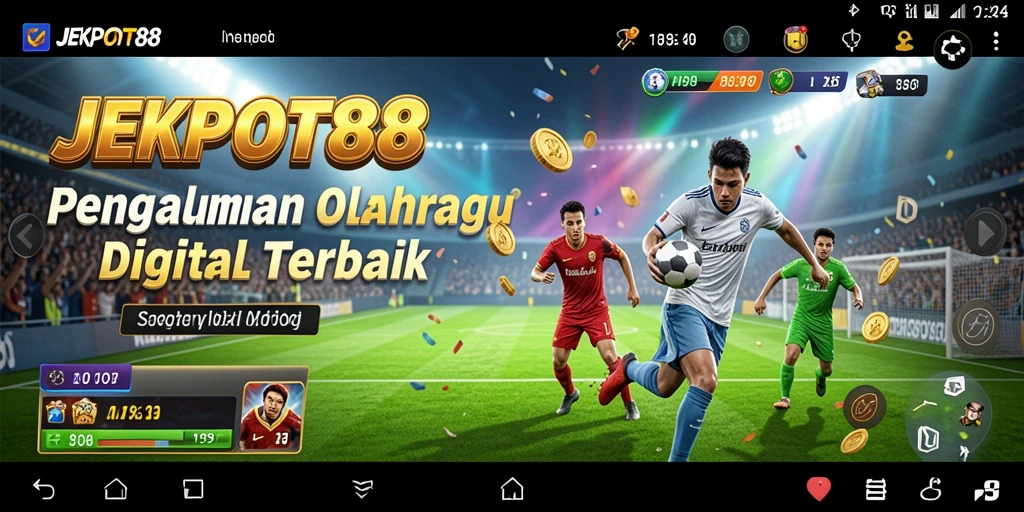 Tampilan menarik dari gameplay Sports JEKPOT88 yang seru dan kompetitif.