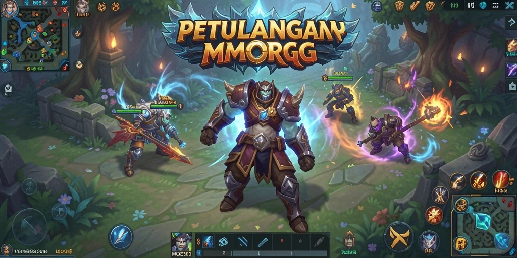 Tampilan aksi seru dalam gameplay MMORPG MODE303