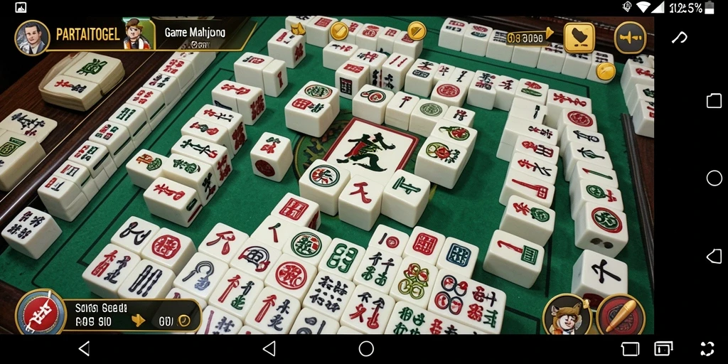 Tampilan screenshot utama PARTAITOGEL menampilkan gameplay Mahjong yang menarik.