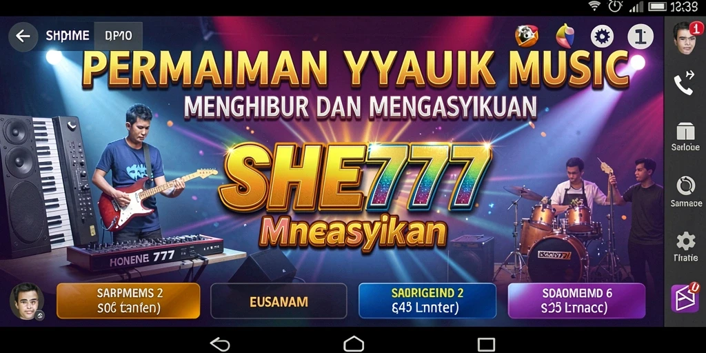 Gameplay SHE777 yang seru dan penuh warna dengan musik favorit.