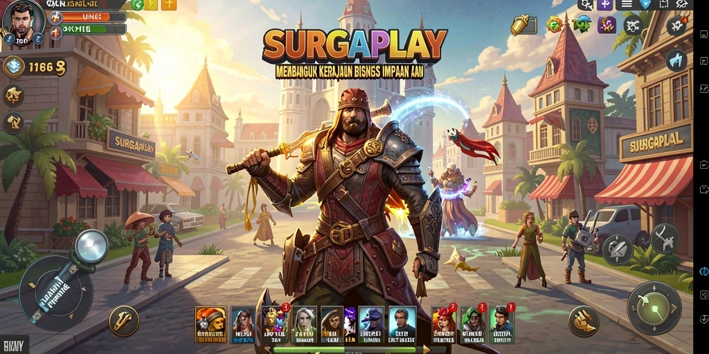 Tampilan gameplay SURGAPLAY yang menarik dan menantang.