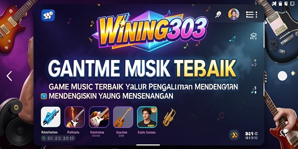 Gameplay WINNING303 yang menarik dengan berbagai lagu pilihan.
